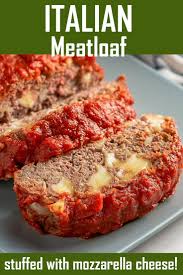 Italian Meatloaf Nibble And Dine With Oozy Mozzarella Cheese Recipe In 2020 Italian Meatloaf Meatloaf Meatloaf Recipes