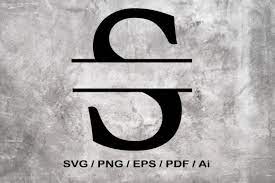 Download Split Letter Monogram Letter S Graphic By Narcreativedesign Creative Fabrica