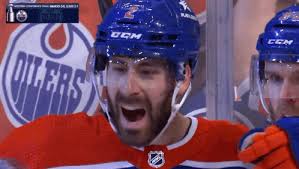 Edmonton Oilers Evan Bouchard GIF