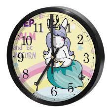 Amazon.com: Unicorn Rainbow Meditation Wall Clock Silent Non Ticking  Quality Quartz, Battery Operated 10 Inch Round Easy to Read for Home Office  School Decor Clock : Home & Kitchen