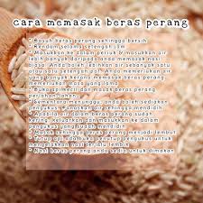 Di samping itu, beras perang dapat menormalkan tekanan darah dan bertindak sebagai ejen propilaksis untuk penyakit kardiovaskular dan aterosklerosis. Tahukah Anda Selain Beras Putih Babyfood Denaialam Facebook