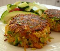 Halloumi And Courgette Herb Cakes The Yummy Blog Gordon Ramsay Recipe Gordon Ramsay Home Cooking Halloumi