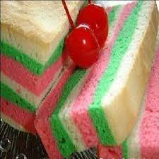 Resep Lapis Putih Telur Pelangi Bolu Cake Cake Recipes Cake