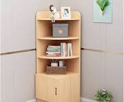 Gabinete lateral Gabinete esquinero de madera maciza, estante de  almacenamiento esquinero, gabinete lateral de pared de salón, gabinete  esquinero, ...