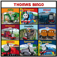 Birthday Thomas The Train Png 49 Printable Bingo Card Templates Thomas The Train Birthday Party Birthday Party Games For Kids Thomas The Train Games