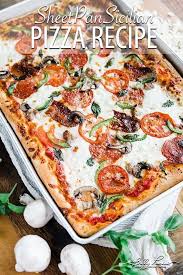 How To Make Homemade Sicilian Pizza Pan Pizza Dough Chef Billy Parisi Recipe Sheet Pan Pizza Recipe Sicilian Recipes Sicilian Pizza Recipe