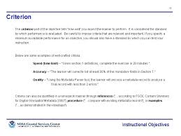 This acceptance will always include compromise. 1 Instructional Objectives At The Conclusion Of This