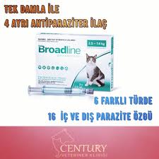 century veteriner klinigi antiparaziter tedavi teknoloji ve inovasyon devam ediyor broadline damla kedileri parazit istilasindan korur ic parazitleri tedavi eder kene ve pireleri uzun sure onler ense