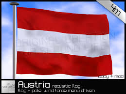 The most commonly seen flag of austria was the austrian merchant ensign, introduced around at the beginning of world war i italy refused to follow her triple alliance partners into war and the. Second Life Marketplace Austria Flag Austrian Osterreich Copy Mod
