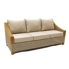 Kincaid Teak Patio Sofa With Sunbrella Cushions Reviews Birch Lane Teak Patio Furniture Resin Patio Furniture Furniture