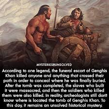 Did genghis khan kill everyone at his funeral? Pin On Interesting Board