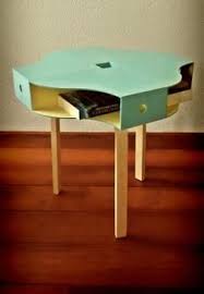 Tolle Ikea Mobel Verwandlung Mache Einen Schonen Tisch Aus Einem Hocker Und Holz Ordnern Trapallar Organisation Hemma Inredning