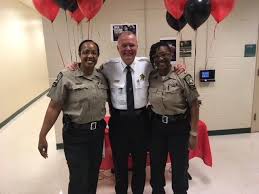 Sheriff Carmichael At Jail Central To Help Celebrate Mcso Staff For National Correctional Officers Week Correctional Officer Military Jacket Winter Jackets