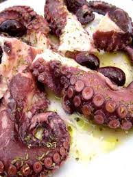 Greek Marinated Octopus In Vinegar Htapodi Ksydato Real Greek Recipes Recipe Greek Recipes Octopus Recipes Greek Appetizers