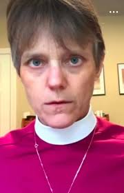 Activist Mariann Budde posing as a “Bishop”. No wonder so many have left  that “Church”
