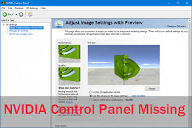 Before exploring the nvidia control panel, make sure you're using the latest version. How To Fix Nvidia Control Panel Missing On Windows 10