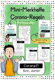Mini Merkhefte Corona Regeln Unterrichtsmaterial In Den Fachern Biologie Fachubergreifendes In 2020 Unterrichtsmaterial Merken Biologie