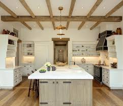 Cabinets are unfortunately not ceiling height. Wood Beam Kitchen Ceiling Exposed Beams In The Kitchen