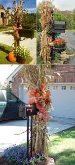 Create a rustic vibe with cornstalks and bales of hay. 21 Awesome Diy Fall Decoration Ideas For Your Garden And Yard