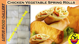 Chicken Spring Rolls Recipe By Lotus Food Gallery Ramzan Special Chicken Spring Rolls Spring Roll Recipe Spring Rolls