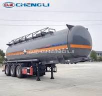 Heavy-Duty Corrosive Chemicals Tank Semi-Trailer 1270 Kg/M³ Density Rating