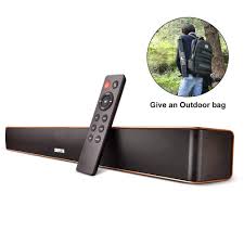 Wireless Sound Bar Outdoor Portable Bluetooth Waterproof Ipx5 Speakers Powerful Bass Soundbar 21 Inch Home Audio System 10 Hours Subwoofer Speaker With Remote Control For Pc Phones Tablets Gaming Buy Online In