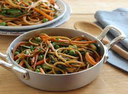 Per mantenere il tema orientale, vi consiglio di servirli con le classiche bacchette, magari in una piccola ciotola. Spaghetti Saltati Con Verdure All Orientale