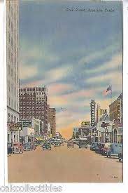 Polk Street Amarillo Texas 1941 Amarillo Texas Amarillo Street Scenes
