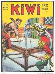 Kiwi 59 Blek Le Rock Le Petit Trappeur Kiwi Le Petit Duc Lug Mars 1960 Comic Books Art Comic Book Characters Comic Panels