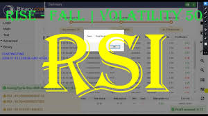 Even not many people heard about this bot. Rise Fall Binary Bot With Rsi Volatility 50 Iq Binary Bot