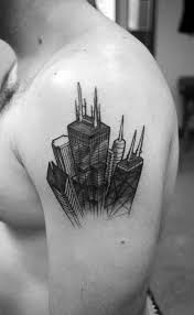 In this video, i will joi 90 Building Tattoos For Men Architecture Ink Design Ideas Chicago Skyline Tattoo Skyline Tattoo Tattoo Designs Men