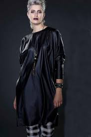Tesettur Gomlek Bluz Tunik Modelleri Tunik Siyah Deri Bluz