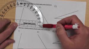 If half of the circle measures 180°, a quarter must measure 90°. Measuring Angles Using A Protractor Youtube