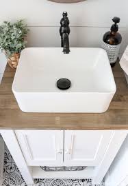 install a vanity & vessel sink combo