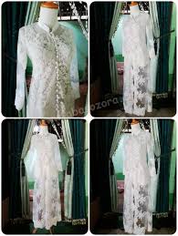 Hamasah set palestina °°° bahan gamis : 1010 Model Baju Kebaya Akad Nikah Kekinian Modelbaju Id