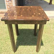 30 Square 42 Tall Pub Style High Top Table Diy 2x4 Kreg Jig High Top Tables High Top Table Kitchen Pub Table Sets