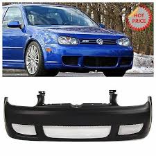 Sponsored Ebay Vw R32 Conversion Plastic Front Bumper W Steel Mesh For 99 05 Vw Mk4 Golf