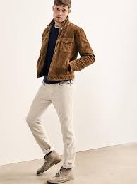 Black Pants And Brown Boots Men With Black Sweater White Pants And Gray Shoes Styleoholic Suede Jacket Men Casual Shirts For Men Casual Winter Outfits