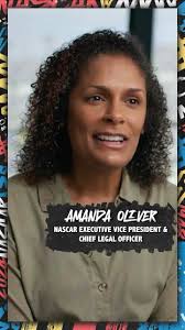 “I was lucky to be in a department that always had female leaders. So it  was one of those, if you see it you can be it.”, Amanda Oliver, NASCAR EVP  & Chief Legal Officer , Presented by @allyracing. , ...