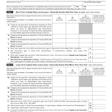 When Would I Have To Fill Out A Schedule D Irs Form