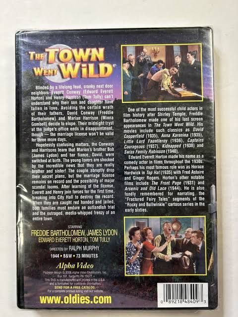 The Town Went Wild , New DVD ( Jimmy Lyndon )