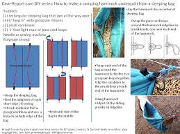 What is the best underquilt for a hennessy zip? How To Make A Diy Camping Hammock Underquilt From A Sleeping Bag Hammock Underquilt Hammock Camping Double Camping Hammock