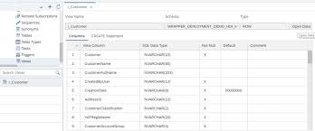 How To Deploy Wrapper Views To The Hana Db Deployment View Definition Hana