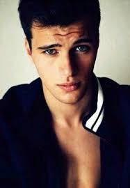 Blue eyes and white hair is scientifically proven to be a killer combination. Pin By Angelina Pena On Men Dark Hair Blue Eyes Beautiful Men Faces Guys