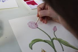 Art lessons flowers oil painting watercolor. Tulip Painting Tutorial Painting Inspired