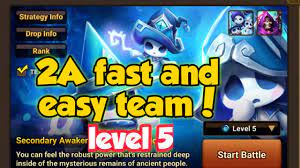 summoners war: THIS IS how to / fast and easy way to 2A second awaken LULU ( water howl) ! LVL 5 - YouTube