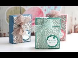 Anleitung Top Fold Box Box Mit Klappdeckel Stampin Up Youtube Cards Handmade Stampin Up Treat Boxes Diy