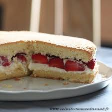 Gateau Genoise Fourree Creme Mascarpone Et Fraises Gateau Genoise Recette De Mousse Au Chocolat Facile Recette Gateau Genoise