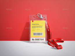 Name Tag Badge Mock Up Presentation Template Free Badge Design Name Tags