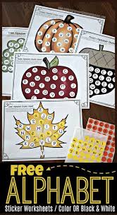 Alphabet worksheets for 3 year olds, i love sharing activities for 3 year olds. New Free Alphabet Circle Sticker Worksheets